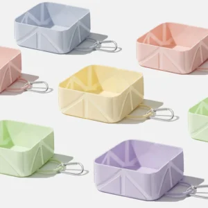 foldable silicone dog bowl