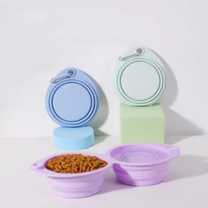 silicone dog bowl folding