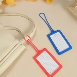 silicone luggage tag