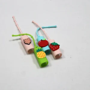 Silicone lip balm holder